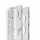 Mbajtës i murit në shishe transparente L6xH100xP11cm për fëmijë Viadurini