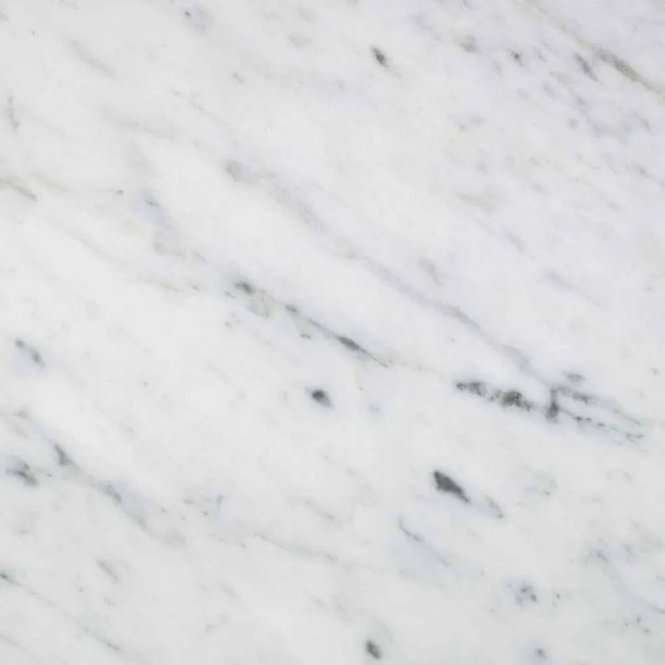 Mbajtësi modern i shami në mermer të bardhë Carrara i bërë në Itali - Rafa Viadurini