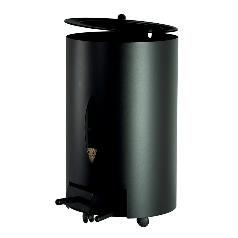 Mbajtëse peleti me kapak, fshesë dhe lopatë Prodhuar në Itali - Cacatua Viadurini