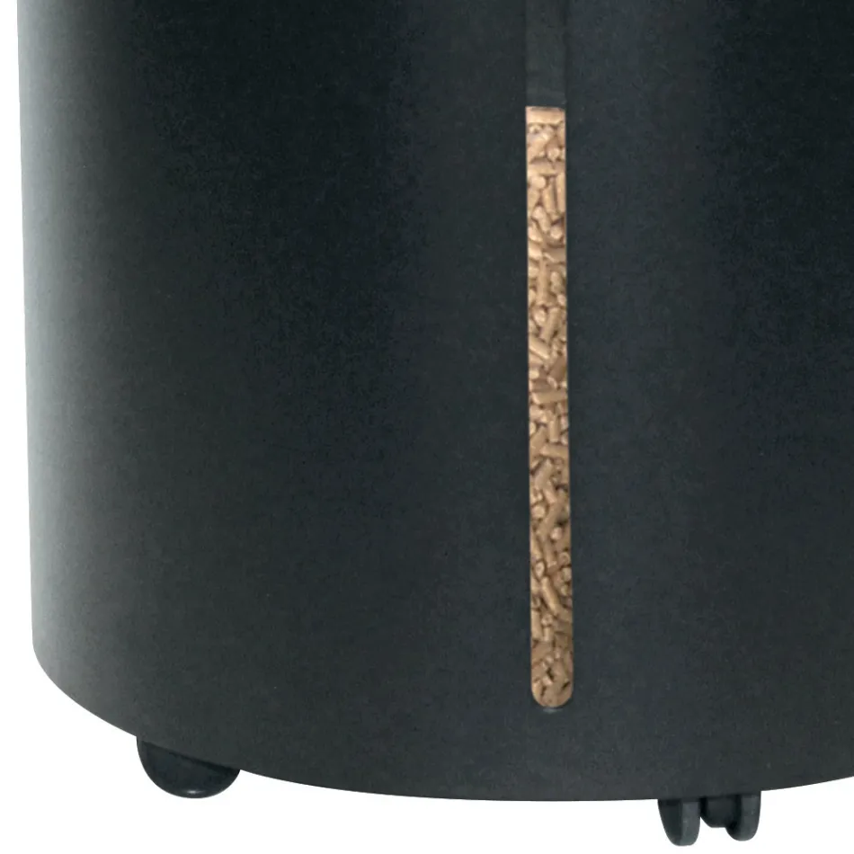 Mbajtëse peleti me rrota dhe kapak Metal Prodhuar në Itali - Lejleku Viadurini