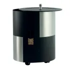 Mbajtëse peleti me rrota dhe kapak Metal Prodhuar në Itali - Lejleku Viadurini