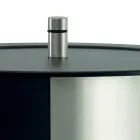 Mbajtëse peleti me rrota dhe kapak Metal Prodhuar në Itali - Lejleku Viadurini