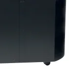 Mbajtëse peleti metalik me rrota dhe kapak druri Prodhuar në Itali - Bisonte Viadurini