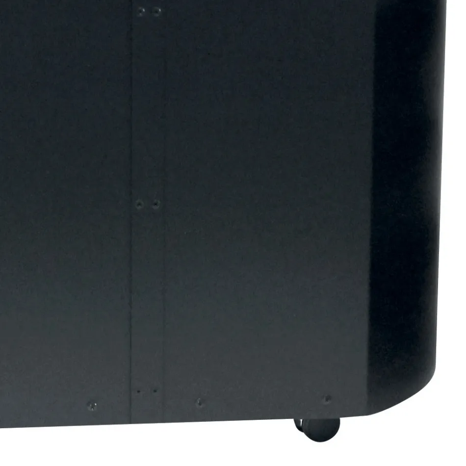 Mbajtëse peleti metalik me rrota dhe kapak druri Prodhuar në Itali - Bisonte Viadurini