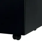 Mbajtëse pelleti metalik drejtkëndor me 4 rrota Prodhuar në Itali - Aquila Viadurini