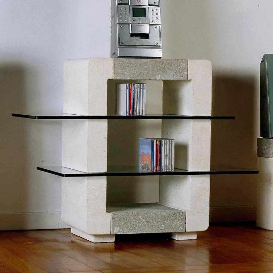 Porti TV Hi-Fi Stone dhe Syzet Moderne Xeni Design Viadurini