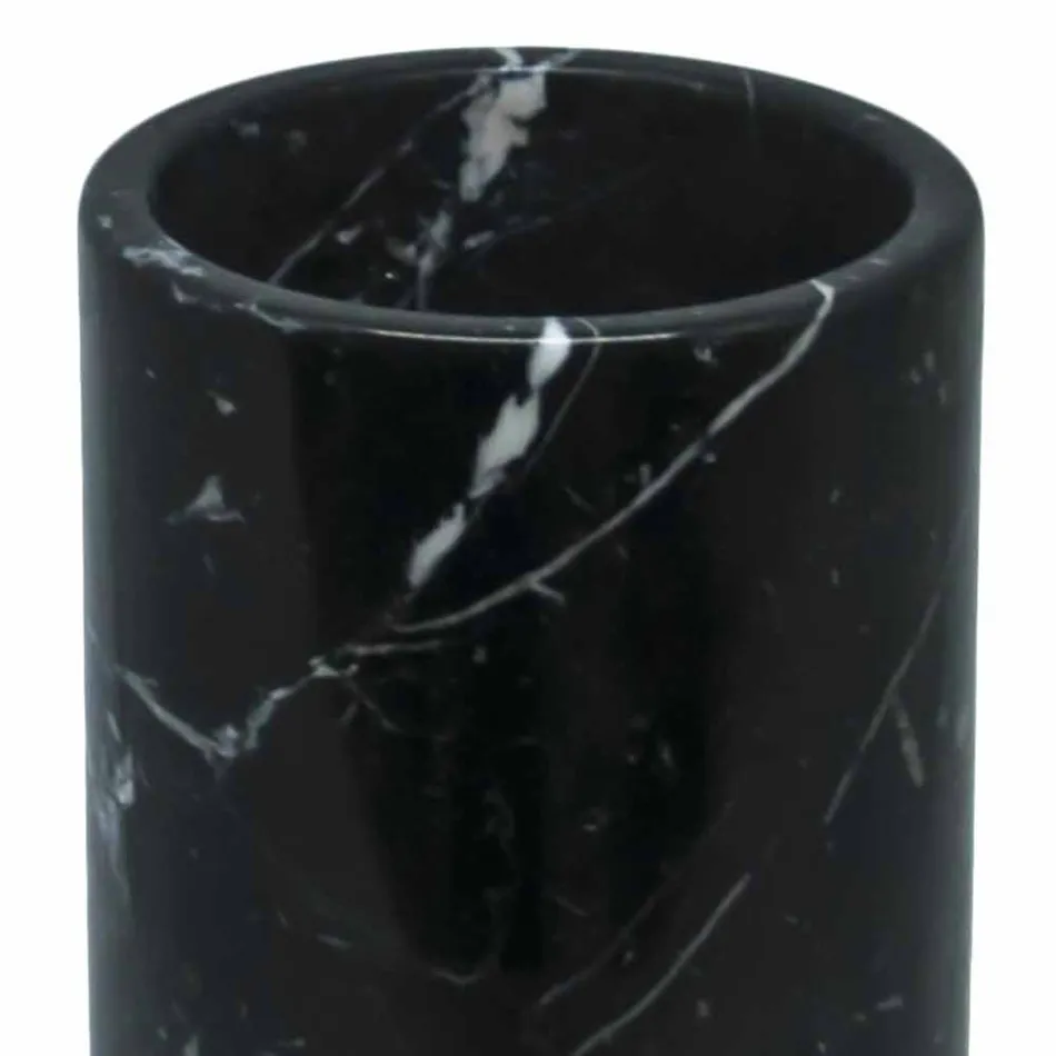 Mbajtës i mjeteve të kuzhinës në të bardhë gri ose mermeri të zi të bërë në Itali - Tulvio Viadurini