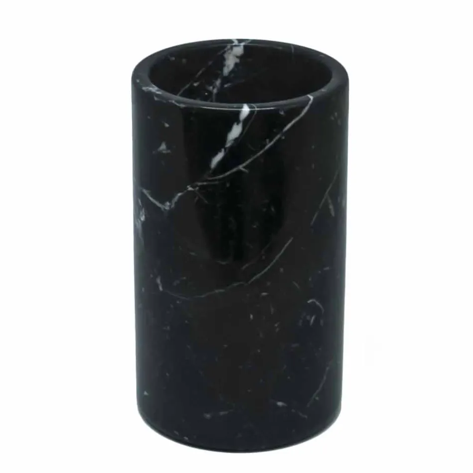 Mbajtës i mjeteve të kuzhinës në të bardhë gri ose mermeri të zi të bërë në Itali - Tulvio Viadurini