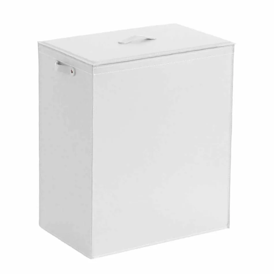 Shporta e rrobave prej lëkure me një bazë modeli drejtkëndëshe Peter Viadurini