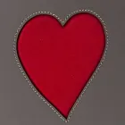 Shporta bashkëkohore e lavanderi prej lëkure e bërë në Itali Adele, futje zemre Viadurini