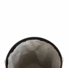 Shporta lavanderi ovale në lëkurën e rigjeneruar Riky të bërë në Itali Viadurini