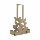 Mbajtës i dyfishtë i kupave në të Bardhë, ngjyrë bezhë ose të hekurt të fildishtë i bërë në Itali - Leiden Viadurini