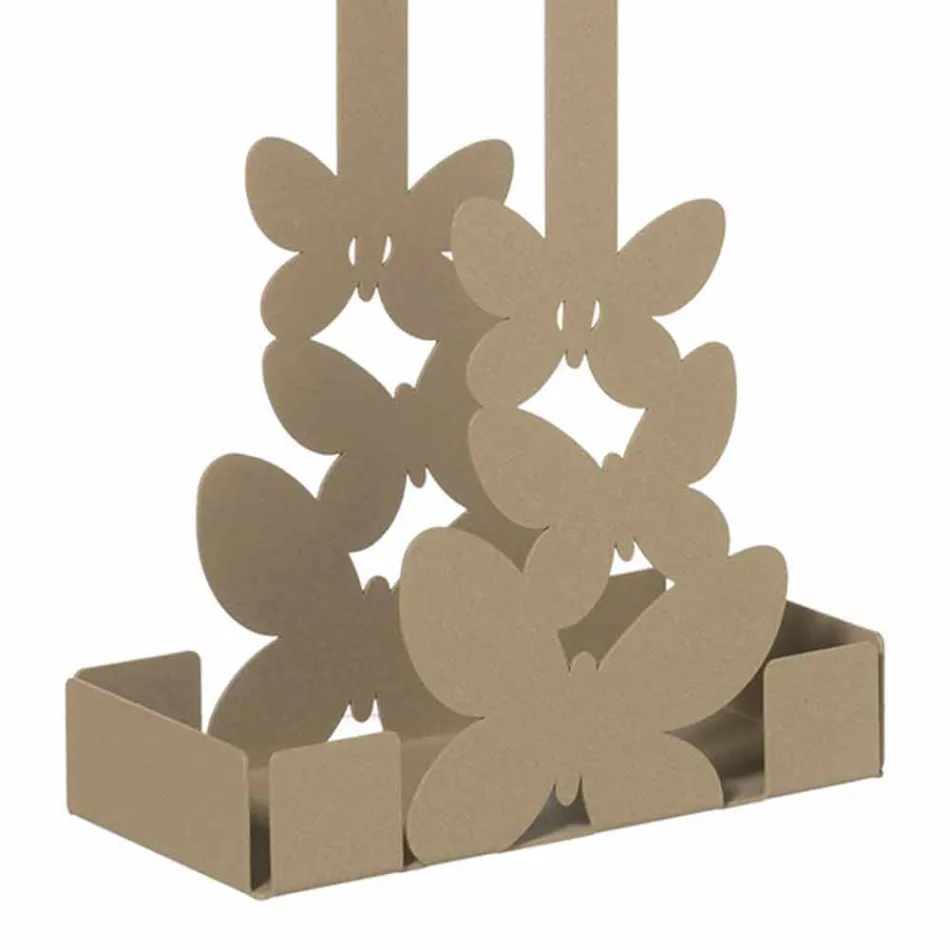 Mbajtës i dyfishtë i kupave në të Bardhë, ngjyrë bezhë ose të hekurt të fildishtë i bërë në Itali - Leiden Viadurini