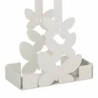 Mbajtës i dyfishtë i kupave në të Bardhë, ngjyrë bezhë ose të hekurt të fildishtë i bërë në Itali - Leiden Viadurini