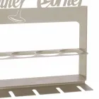 Mbajtëse shishe e punuar me dorë në hekur të çmuar Made in Italy - Maste Viadurini