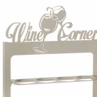 Mbajtëse shishe e punuar me dorë në hekur të çmuar Made in Italy - Maste Viadurini