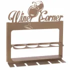 Mbajtëse shishe e punuar me dorë në hekur të çmuar Made in Italy - Maste Viadurini