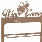 Mbajtëse shishe e punuar me dorë në hekur të çmuar Made in Italy - Maste Viadurini