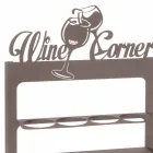 Mbajtëse shishe e punuar me dorë në hekur të çmuar Made in Italy - Maste Viadurini