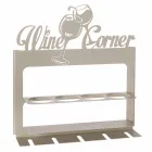 Mbajtëse shishe e punuar me dorë në hekur të çmuar Made in Italy - Maste Viadurini