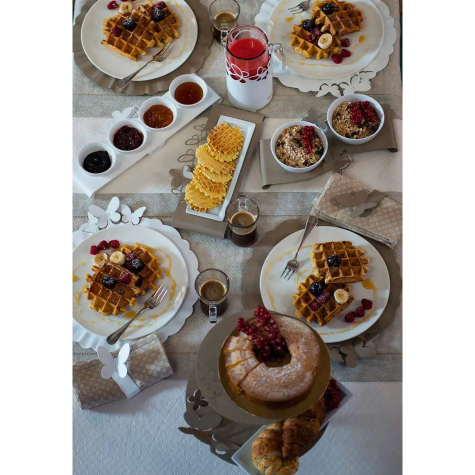 Mbajtësi modern i shisheve në hekur të bardhë, bezhë ose fildishtë të bërë në Itali - Leiden Viadurini