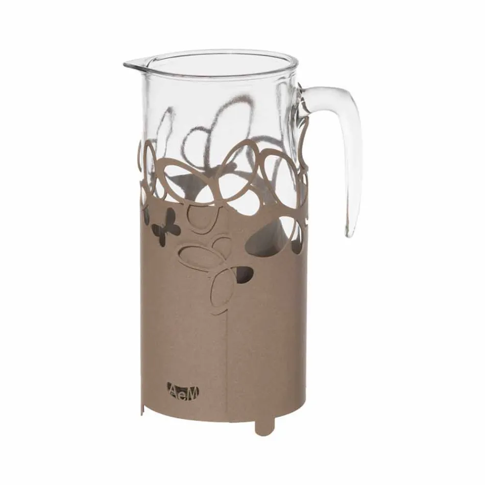 Mbajtësi modern i shisheve në hekur të bardhë, bezhë ose fildishtë të bërë në Itali - Leiden Viadurini