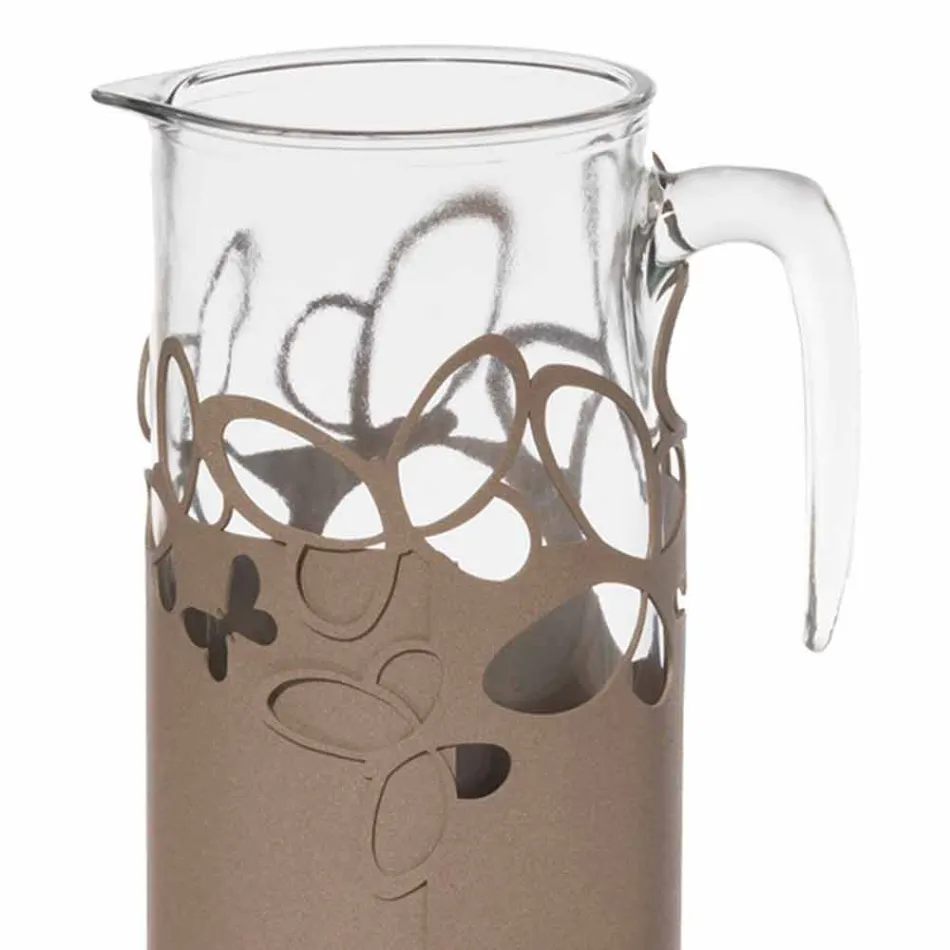 Mbajtësi modern i shisheve në hekur të bardhë, bezhë ose fildishtë të bërë në Itali - Leiden Viadurini