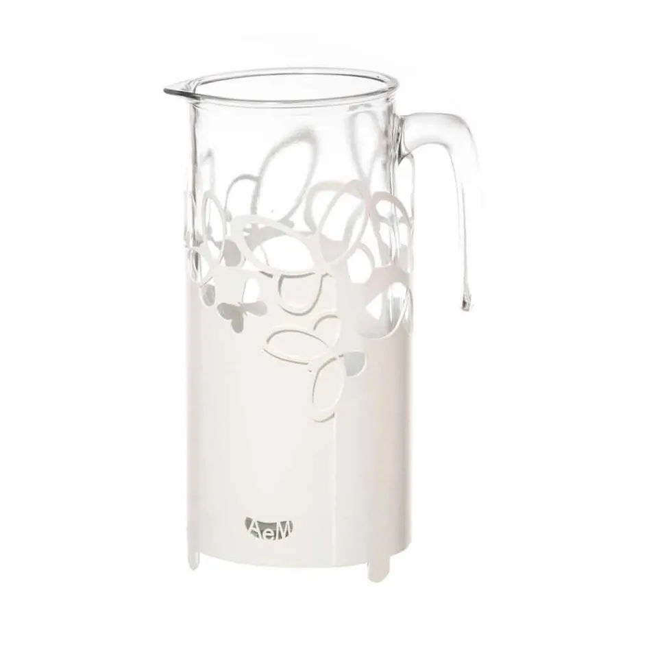 Mbajtësi modern i shisheve në hekur të bardhë, bezhë ose fildishtë të bërë në Itali - Leiden Viadurini