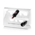 Mbajtëse e shisheve të verës në dysheme me kristal akrilik transparent - Dappino Viadurini