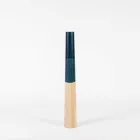 Mbajtëse moderne qirinjsh në dru pishe të ngurtë me detaje me ngjyra - Çiltërsia Viadurini