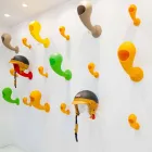 Mbajtëse helmete ose varëse muri me ngjyra, 6 pjesë - koka e çmendur nga Myyour Viadurini