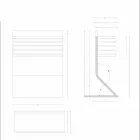 Mbajtësja e thikës së kuzhinës në dizajnin elegant të kuzhinës së bardhë Corian - Ivanova Viadurini