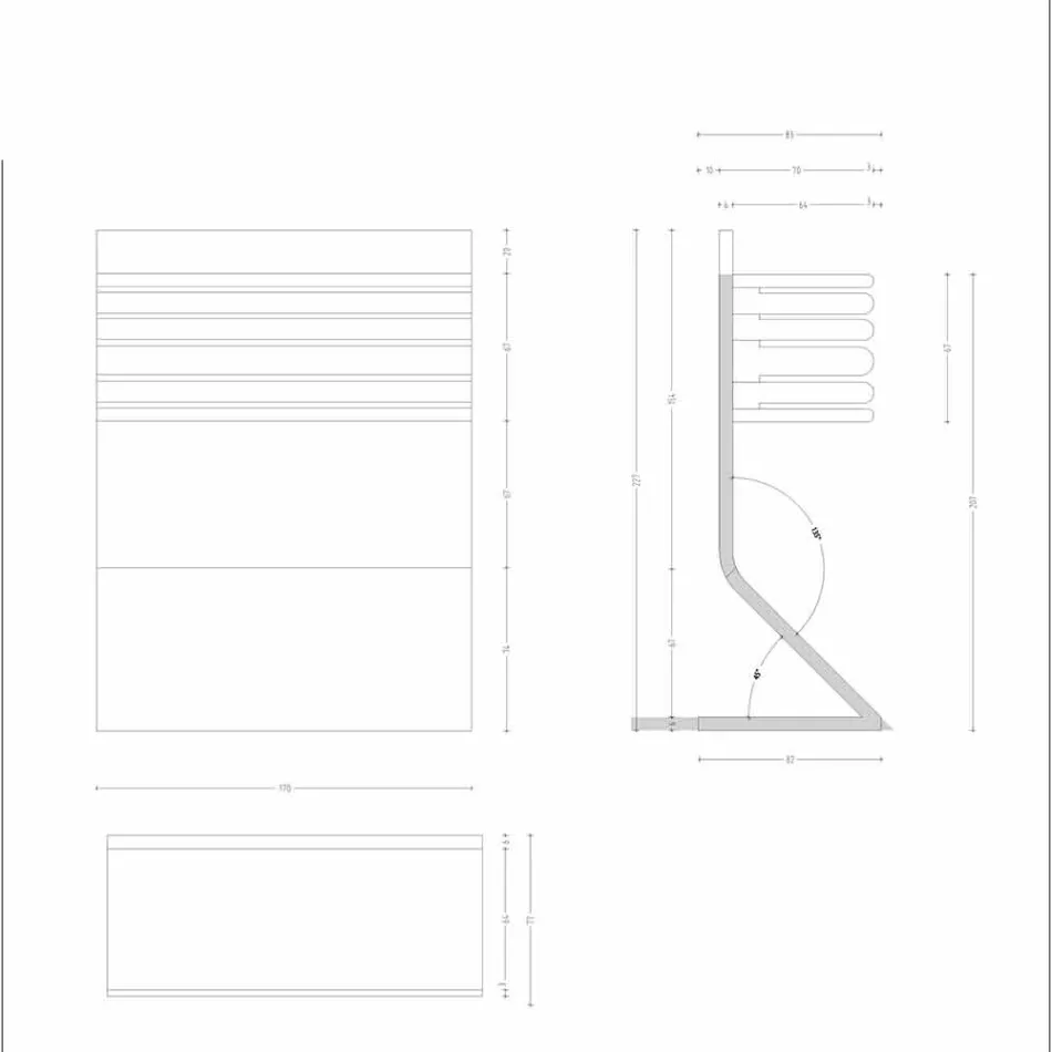 Mbajtësja e thikës së kuzhinës në dizajnin elegant të kuzhinës së bardhë Corian - Ivanova Viadurini