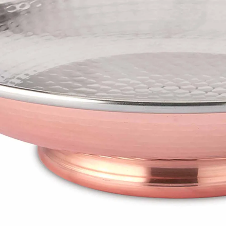 Dizajnoni Tavolinë Frutash për Tavolina me Fëmijë, Qendër bakri e rrahur me dorë 28 cm - Terraemare Viadurini