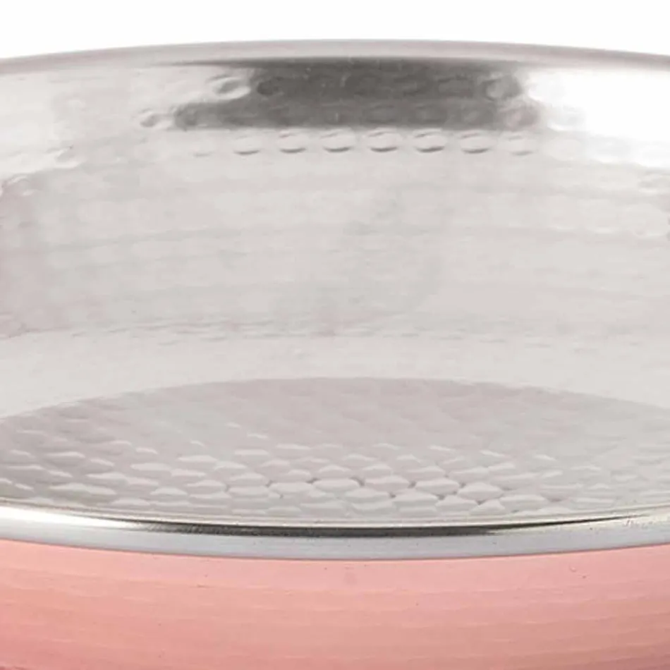 Dizajnoni Tavolinë Frutash për Tavolina me Fëmijë, Qendër bakri e rrahur me dorë 28 cm - Terraemare Viadurini