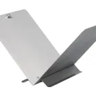 Mbajtëse druri në formën e një libri të hapur në metal ose çelik Prodhuar në Itali - Falco Viadurini