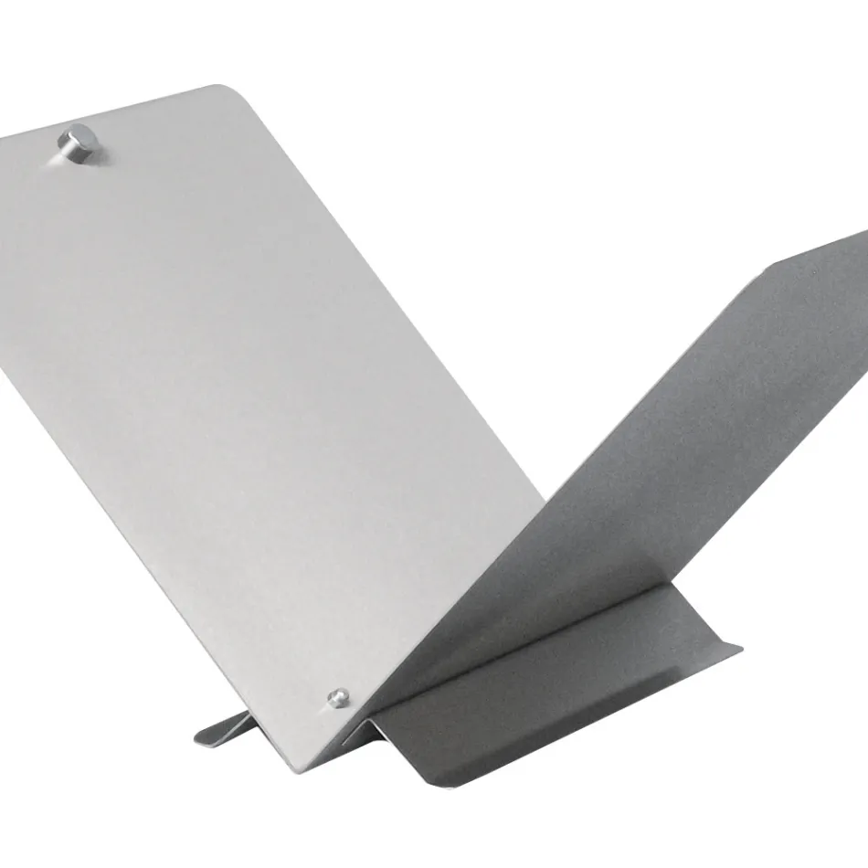 Mbajtëse druri në formën e një libri të hapur në metal ose çelik Prodhuar në Itali - Falco Viadurini