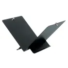 Mbajtëse druri në formën e një libri të hapur në metal ose çelik Prodhuar në Itali - Falco Viadurini