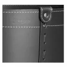 Mbajtësja cilindrike e logit në lëkurë të rigjeneruar me rrota Tonda Firestyle Viadurini