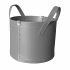 Mbajtësja cilindrike e logit në lëkurë të rigjeneruar me rrota Tonda Firestyle Viadurini