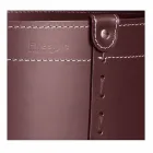 Mbajtësja cilindrike e logit në lëkurë të rigjeneruar me rrota Tonda Firestyle Viadurini