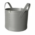 Mbajtësja cilindrike e logit në lëkurë të rigjeneruar me rrota Tonda Firestyle Viadurini