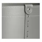 Mbajtësja cilindrike e logit në lëkurë të rigjeneruar me rrota Tonda Firestyle Viadurini