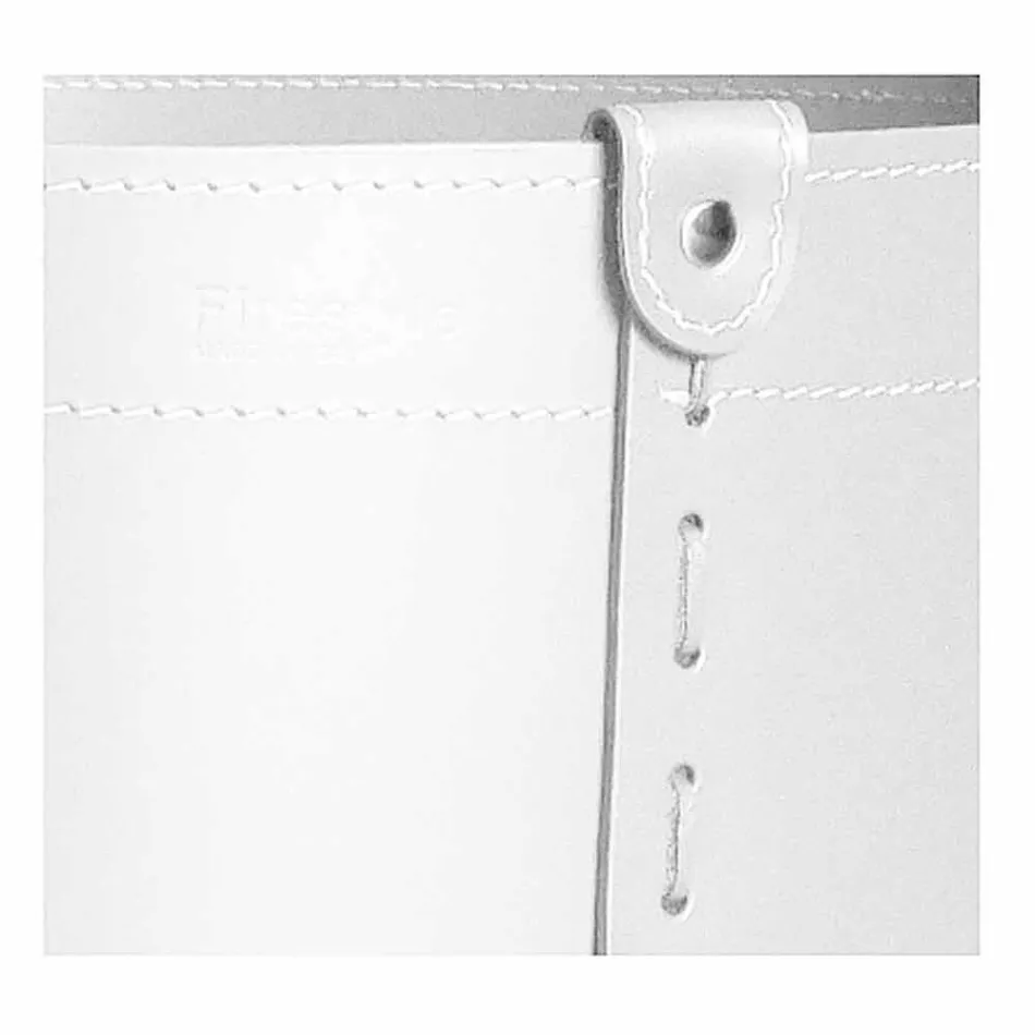 Mbajtësja cilindrike e logit në lëkurë të rigjeneruar me rrota Tonda Firestyle Viadurini