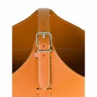 Mbajtëse shtëpie e druve të zjarrit me rrota në lëkurën moderne të rigjeneruar Fabia Viadurini