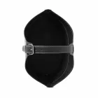 Mbajtëse shtëpie e druve të zjarrit me rrota në lëkurën moderne të rigjeneruar Fabia Viadurini