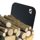 Mbajtës i brendshëm i druve të zjarrit prej çeliku me 3 pajisje shtesë të prodhuara në Itali - Nelumbo Viadurini