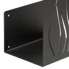 Mbajtëse për dru zjarri për shtëpi në çelik të lyer Prodhuar në Itali - Ghino Viadurini