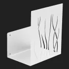 Mbajtëse për dru zjarri për shtëpi në çelik të lyer Prodhuar në Itali - Ghino Viadurini