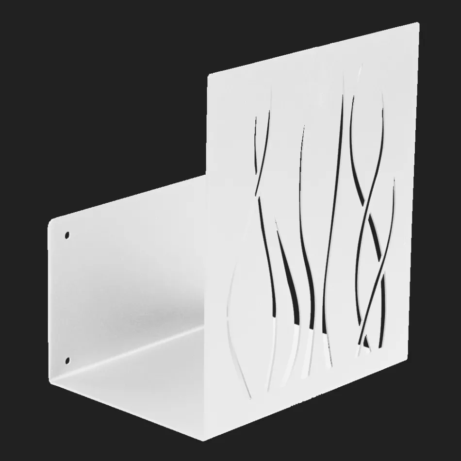 Mbajtëse për dru zjarri për shtëpi në çelik të lyer Prodhuar në Itali - Ghino Viadurini